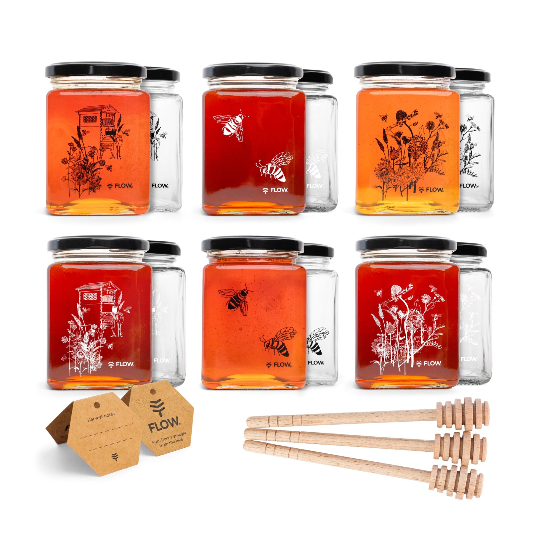 Flow Honey Jars | Glass Jars for Fresh Harvested Honey - Flow Hive US