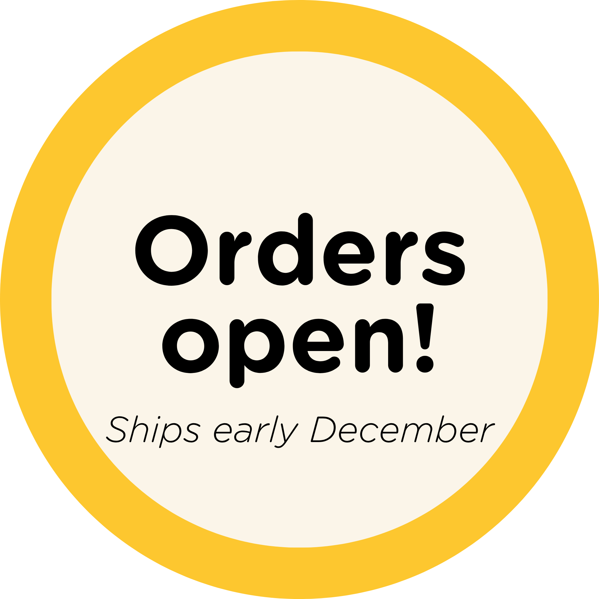 Orders Open