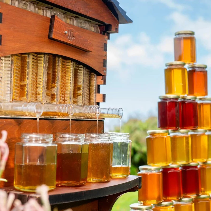 Flow Hive honey jars